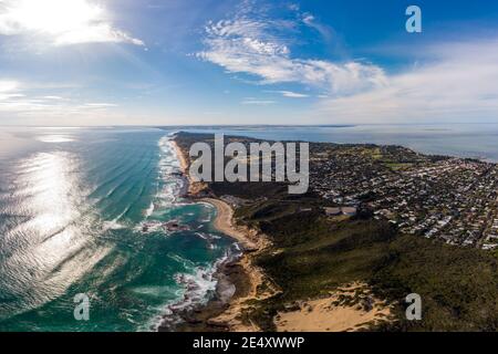 Aerial View of Point Nepean Australia Stock Photo