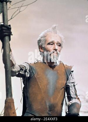 MAN OF LA MANCHA 1972 United Artists film with Peter O 'Toole as Don Quixote Stock Photo