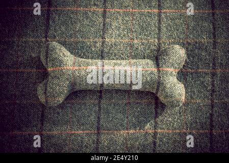 Tweed Bone Stock Photo