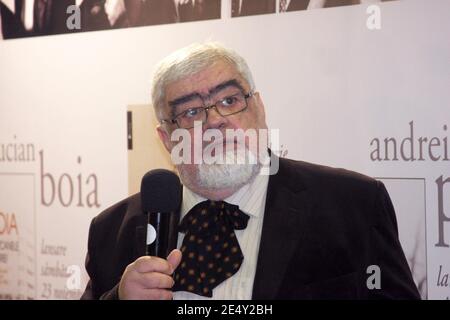 The Romanian philosopher and essayist Andrei Plesu Stock Photo