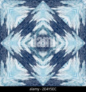 Kaleidoscope of sea water Stock Photo