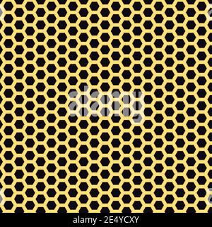 Yellow black geometric polygon shaped seamless vector pattern for car paint, textile, fashion, stickers, wallpaper, backgrounds Stock Vector