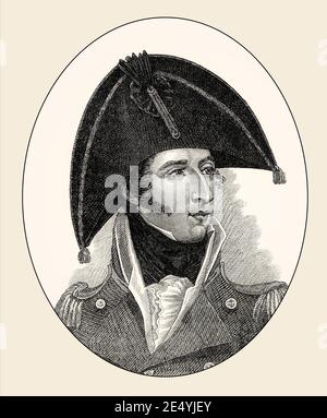 Admiral Thomas Cochrane, 10th Earl of Dundonald, Marquess of Maranhão, 1775-1860, a British naval flag officer Stock Photo