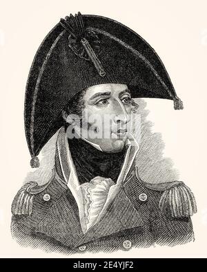 Admiral Thomas Cochrane, 10th Earl of Dundonald, Marquess of Maranhão, 1775-1860, a British naval flag officer Stock Photo