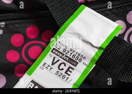 PSA Pisa airport in Italy Stock Photo 