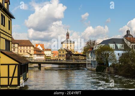Old town Bamberg in Bavaria, Germany Stock Photo