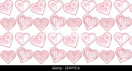 Cute seamless vector illustration pattern with blue hearts and arrows on  white background. It's a boy concept. Baby boy wrapping paper Stock Photo -  Alamy