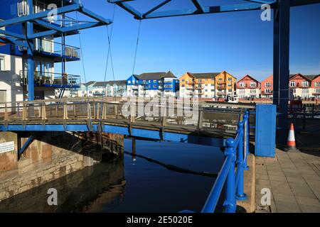 Exmouth Marina, East Devon, England, UK Stock Photo