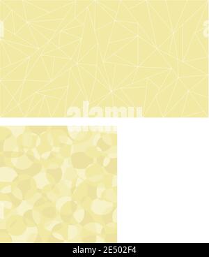 Set of abstract modern backgrounds colored in beige sand with graphic elements Stock Vector