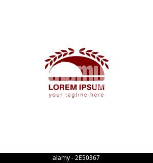 Fresh restaurant logo vector design. Stock Vector