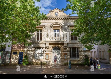 The Corn Exchange in Witney, a historic market town on the River Windrush, Oxfordshire, UK. Stock Photo