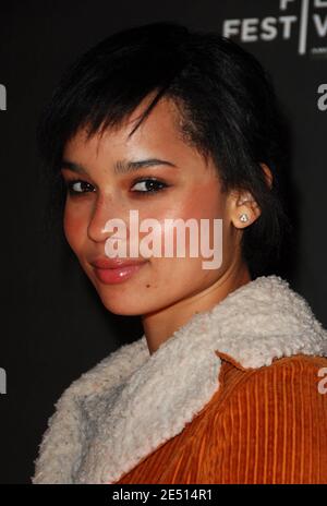 Actress Zoe Kravitz attends the afterparty for the premiere of 'Tennessee' at Tenjune as part of Tribeca Film Festival 2008 in New York City, USA on April 26, 2008. Photo by Gregorio Binuya/ABACAUSA.COM (Pictured : Zoe Kravitz)