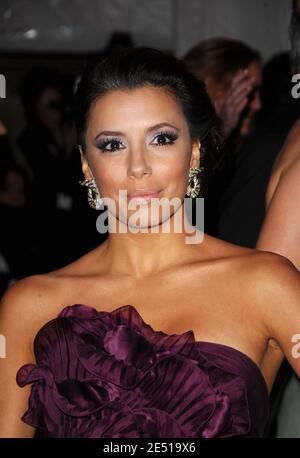 Actress Eva Longoria Parker arrives for the 2008 Costume Institute Gala celebrating the 'Superheroes: Fashion and Fantasy' exhibition held at the Metropolitan Museum of Art in New York City, USA on May 5, 2008. Photo by Gregorio Binuya/ABACAPRESS.COM Stock Photo