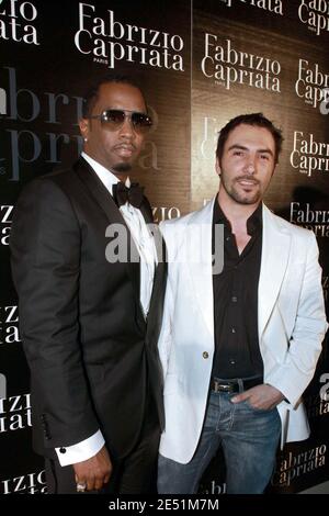 P. Diddy attends the opening party of Fabrizio Capriata's new boutique along the Croisette in Cannes, South of France during the 61st International Film Festival on May 19, 2008. Photo by Benoit Pinguet ABACAPRESS.COM Stock Photo