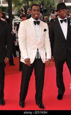 Sean J. Combs (aka Puff Diddy) arriving at the Palais des Festivals in Cannes, Southern France, May 21, 2008, for the screening of Steven Soderbergh's Che presented in competition at the 61st Cannes Film Festival. Photo by Hahn-Nebinger-Orban/ABACAPRESS.COM Stock Photo