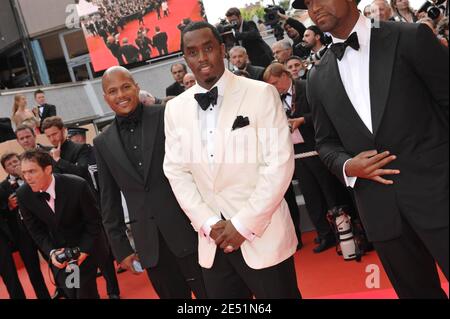 Sean J. Combs (aka Puff Diddy) arriving at the Palais des Festivals in Cannes, Southern France, May 21, 2008, for the screening of Steven Soderbergh's Che presented in competition at the 61st Cannes Film Festival. Photo by Hahn-Nebinger-Orban/ABACAPRESS.COM Stock Photo