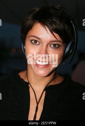 Emma de Caunes DJ'ing at the Terrazza Martini on the Croisette during the 61st Cannes Film Festival in Cannes, France on May 22, 2008. Photo by Denis Guignebourg/ABACAPRESS.COM Stock Photo