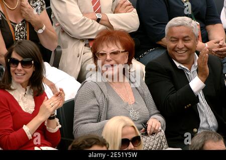 Regine attends the third tour of the French Tennis Open at Roland Garros arena in Paris, France on May 31, 2008. Photo by Giancarlo Gorassini/ABACAPRESS.COM Stock Photo