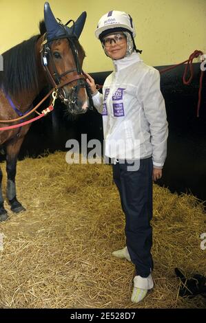 Cyrielle Claire attends the Prix du President De La Republique Trotting