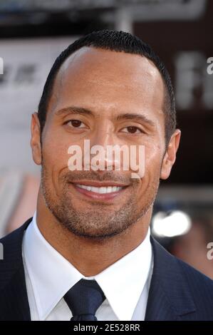 Dwayne Johnson attends the premiere of Warner Bros 'Get Smart' held in Westwood. Los Angeles, CA, USA on June 16, 2008. Photo by Lionel Hahn/ABACAPRESS.COM Stock Photo