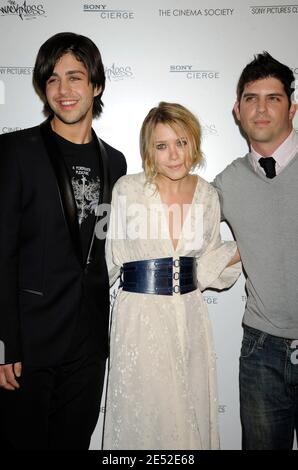 Cast members Mary-Kate Olsen and Josh Peck attend the New York screening of  'The Wackness' hosted by The Cinema Society and Sony Cierge at the AMC 19th  Street and Broadway in New