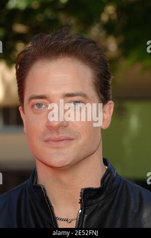 Brendan Fraser attends the world premiere of 'Journey to the Center of the Earth' held in Westwood, Los Angeles, CA, USA on June 29, 2008. Photo by Lionel Hahn/ABACAPRESS.COM Stock Photo