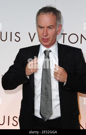 Ex tennis star John Mcenroe attends the Brooklyn Museum and Louis Vuitton gala celebration for the Takashi Murakami retrospective at the Brooklyn Museum in New York City, USA on April 3, 2008. Photo by Gregorio Binuya/ABACAUSA.COM (Pictured : John Mcenroe) Stock Photo