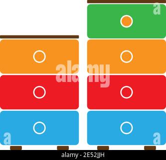 Furniture logo icon vector flat design template Stock Vector
