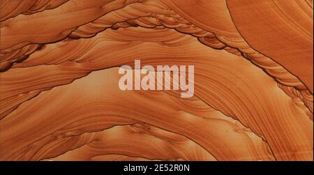 Close up view on sandstone slab from Utah USA. Stock Photo