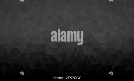 Dark gray low poly gradient background Stock Photo