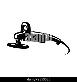 Car detailing machine vector icon isolated EPS Stock Vector