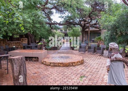 Kathu, South Africa - the Kathuhari Guesthouse on the Kalahari Golf Estate provides luxury overnight accommodation Stock Photo