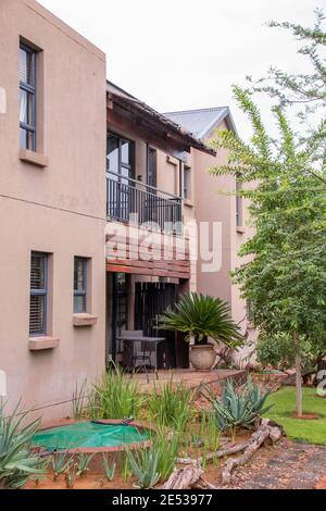 Kathu, South Africa - the Kathuhari Guesthouse on the Kalahari Golf Estate provides luxury overnight accommodation Stock Photo