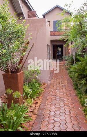 Kathu, South Africa - the Kathuhari Guesthouse on the Kalahari Golf Estate provides luxury overnight accommodation Stock Photo