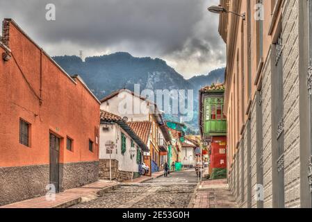 Bogota, La Candelaria, HDR Image Stock Photo