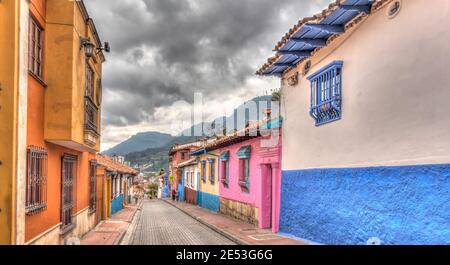 Bogota, La Candelaria, HDR Image Stock Photo