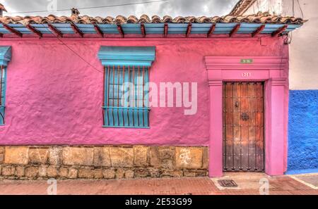 Bogota, La Candelaria, HDR Image Stock Photo