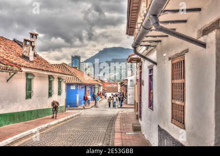 Bogota, La Candelaria, HDR Image Stock Photo