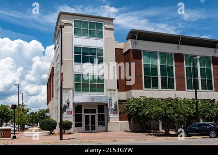 Montgomery, Alabama/USA-August 6, 2018: The Rosa Parks Library and Museum on the campus of Troy University in Montgomery. This museum opened in 2000 a Stock Photo