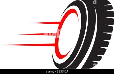 Tyre icon logo design inspiration vector template Stock Vector