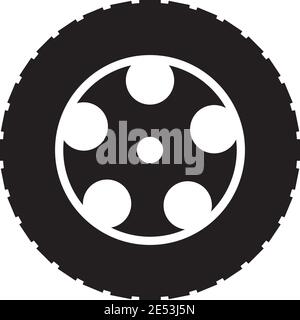 Tyre icon logo design inspiration vector template Stock Vector