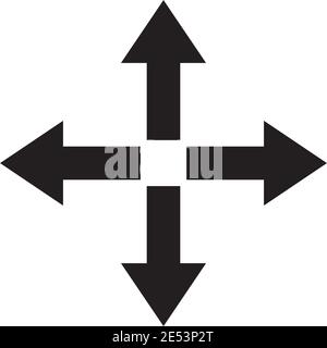 Arrow way path icon logo design inspiration vector template Stock Vector
