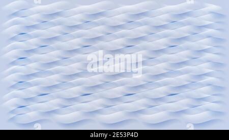 Abstract textured background of interwoven stripes of material, vector. Stock Vector