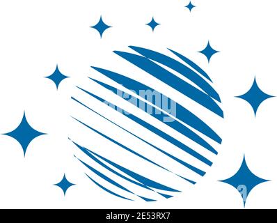 Disco Ball icon illustration design vector template Stock Vector