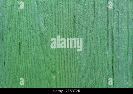 Abstract grunge green painted wood grain blurred texture background with space Stock Photo