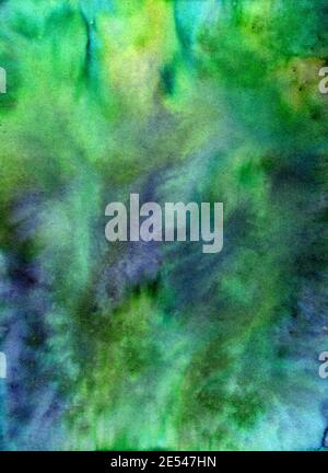 Magic watercolor background, multicolored texture, hand drawing, Stock Photo