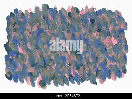 Pink and blue dirty colors. Brush texture. Abstract background. Stock Photo