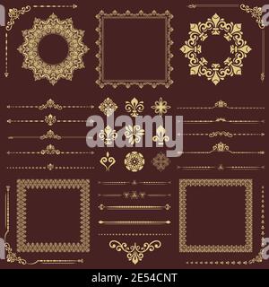 Vintage Set of Patterns Stock Vector