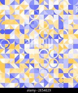Colorful geometric pattern. Triangle surface textures. Low poly design. Stock Vector
