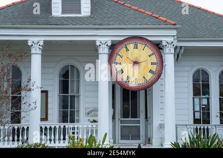 NEW ORLEANS, LA, USA - JANUARY 23, 2021: Historic 'Wonderland' house in Bywater Neighborhood